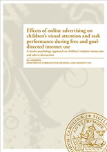 Effects of online advertising on children's visual attention and task performance during free and goaldirected internet use