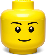 Lego Storage Head Home Kids Decor Storage Storage Boxes Gul LEGO STORAGE*Betinget Tilbud