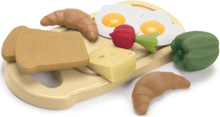 Green Garden Breakfast Platter In Net 10 Pcs Toys Creme Dantoy*Betinget Tilbud