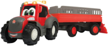 Abc Massey Ferguson Animal Trailer Toys Toy Cars & Vehicles Toy Vehicles Tractors Rød ABC*Betinget Tilbud