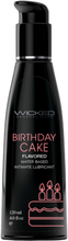 Wicked Aqua Birthday Cake Flavored Lubricant 120 ml