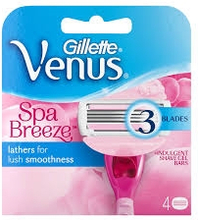 Gillette Venus Breeze Spa Women' Razor Blades Pack Of 4