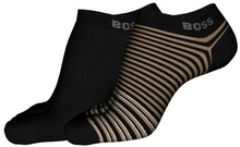 BOSS Strømper 2P Bamboo Ankle Socks Sort Str 43/46 Herre