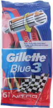 Gillette 3 Blue Razors Nitro 6' Disposable