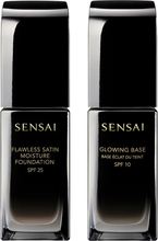 Sensai Flawless Satin Moisture Foundation & Glowing Base 2 x 30 ml