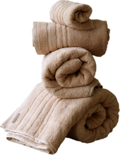 Håndklæde Devon 2-Pak Home Textiles Bathroom Textiles Towels Beige Mimou