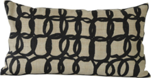 Håndtrykte Pude Circles Home Textiles Cushions & Blankets Cushions Multi/patterned Mimou
