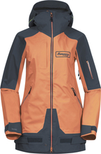 Bergans Myrkdalen V2 3L Women's Jacket Cantaloupe/Orion Blue Ovadderade skidjackor XS