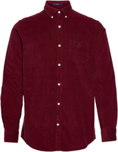 D1. Reg Corduroy Shirt Bd Tops Shirts Casual Red GANT