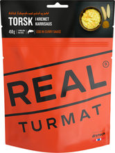 Real Turmat Cod In Curry Sauce Orange Friluftsmat 500 gram