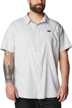 Columbia Montrail Columbia Men's Utilizer Printed Woven Shortsleeve Shirt Nimbus Grey Camp Kortärmade skjortor S
