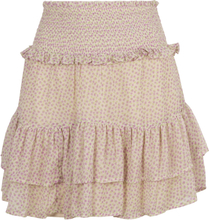 Tana Pretty Floral Skirt - Lavendel