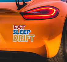 Eat sleep drift race sticker