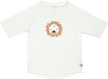 LÄSSIG UV-badeskjorte med korte ærmer lion white