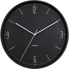 Wall Clock Numbers & Lines Iron Home Decoration Watches Wall Clocks Black KARLSSON