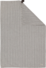 Ernst Stripete kjøkkenhåndkle, brun/hvit