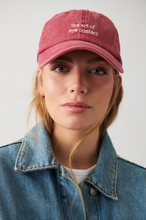 Gina Tricot - Washed cotton cap - caps - Red - ONESIZE - Female