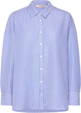 Sonja Shirt Tops Shirts Long-sleeved Blue A-View