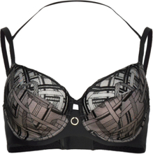 Graphic Support Covering Underwired Bra Lingerie Bras & Tops Full Cup Bras Black CHANTELLE
