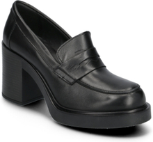 Govern Shoes Heels Heeled Loafers Black Dune London