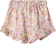 Shorts Camille Bottoms Shorts Multi/patterned Wheat