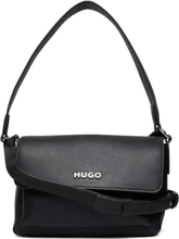 Chris Flap Sh.bag R. Bags Small Shoulder Bags-crossbody Bags Black HUGO