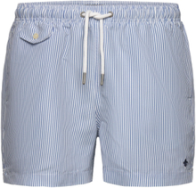 Morris Stripe Bathing Trunks Designers Shorts Blue Morris