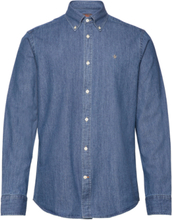Morris Denim Shirt - Classic Fit Designers Shirts Denim Shirts Blue Morris