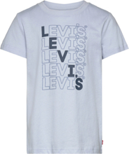 Levi's® Loud Organic Tee Tops T-Kortærmet Skjorte Blue Levi's