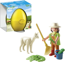 Playmobil Easter Eggs Dyrepasser Med Alpaka - 4944 Toys Playmobil Toys Multi/patterned PLAYMOBIL