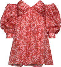 Lani Floral Mini Dress Kort Kjole Red Bardot