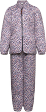 Thermal Set Soft Aop Outerwear Coveralls Thermo Coveralls Multi/patterned En Fant