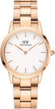 Iconic Link 28 Rg White Accessories Watches Analog Watches Gold Daniel Wellington