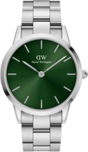 Iconic Link Emerald 40 S Green Accessories Watches Analog Watches Silver Daniel Wellington