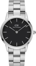 Iconic Link 36 S Black Accessories Watches Analog Watches Silver Daniel Wellington