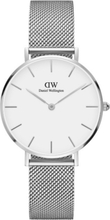 Petite 36 Sterling S White Accessories Watches Analog Watches Silver Daniel Wellington