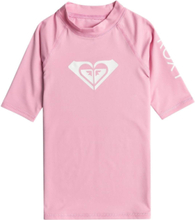 Whole Hearted Ss Tops T-Kortærmet Skjorte Pink Roxy