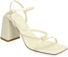 Cleo Sandal Designers Heels Heeled Sandals Cream DEAR FRANCES