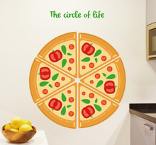 Muursticker Pizza The Circle of Life