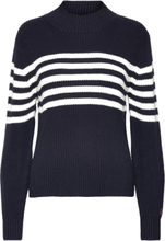 Tamara Striped Sweater Designers Knitwear Jumpers Navy BUSNEL