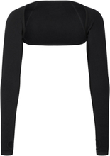 Shape Seamless Long Sleeve Bolero Sport Crop Tops Long-sleeved Crop Tops Black AIM'N