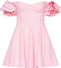 Sigma Mini Dress Kort Kjole Pink Bardot