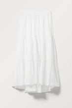 Tiered Maxi Skirt - White