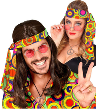 Hippie Pannebånd - Fargerikt med Sirkler