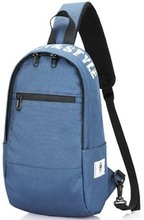 Men Chest Bag Oxford Shoulder Strap Bag Casual Sports Backpack Messenger Bag