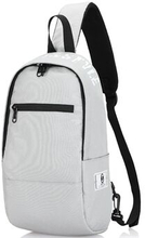 Men Chest Bag Oxford Shoulder Strap Bag Casual Sports Backpack Messenger Bag