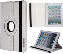 Danmarks Billigste 360 Roterende Cover til iPad Mini 4 / iPad Mini 5 - Hvid