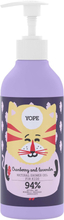 YOPE Kids Natural Shower Gel for Kids Cranberry & Lavender 400 ml