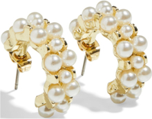 Fpkikka A Hoop Earrings Plated Accessories Jewellery Earrings Hoops Gold Pieces