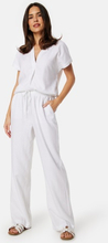 BUBBLEROOM Matilde Linen Blend Trousers White XS